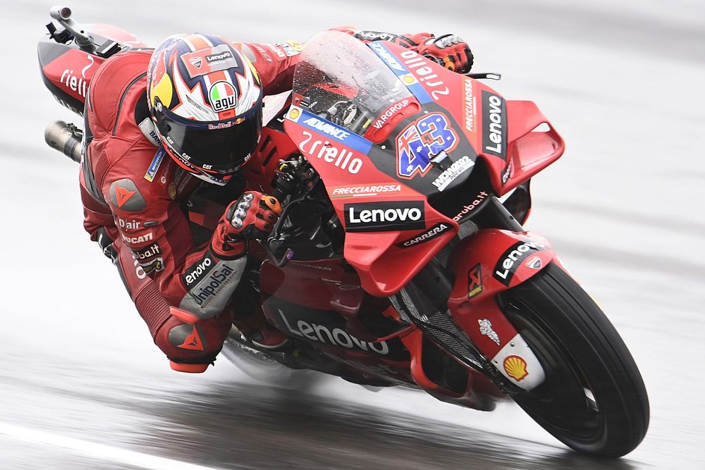 MotoGP Hollanda 1. antrenman: Zorlu koşullarda Miller lider, Mir ikinci