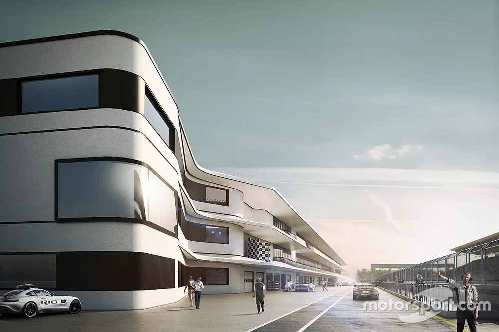Pitlane at proposed Rio de Janeiro circuit