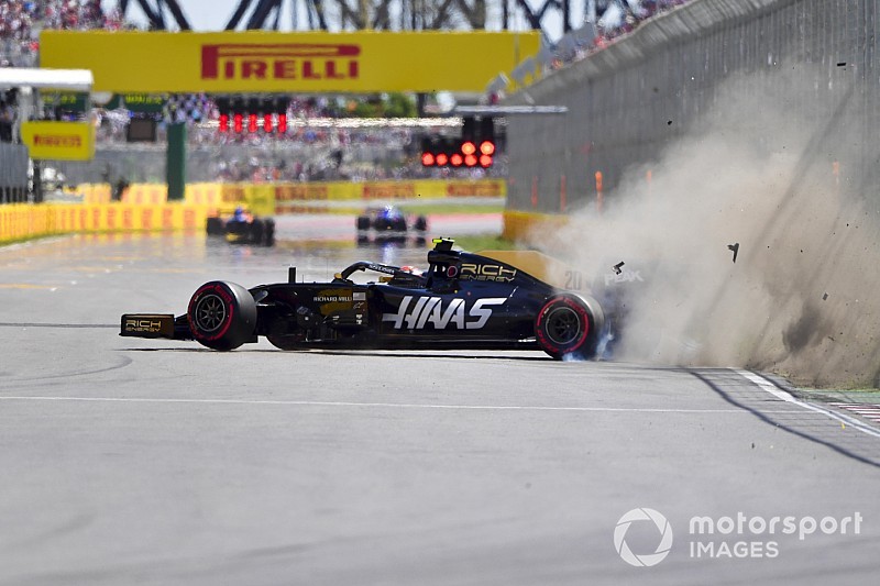 VÍDEO: Batida forte de Magnussen interrompe treino de classificação do GP do Canadá