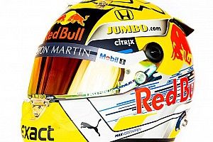 Verstappen komt met speciale helm voor Oostenrijkse GP