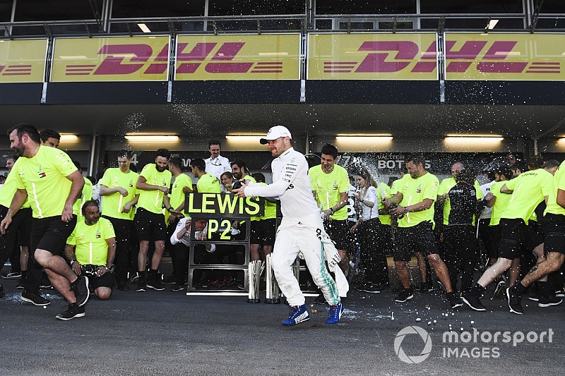 Bottas: "Hamilton me puso bajo presión; estoy contento por el triunfo"