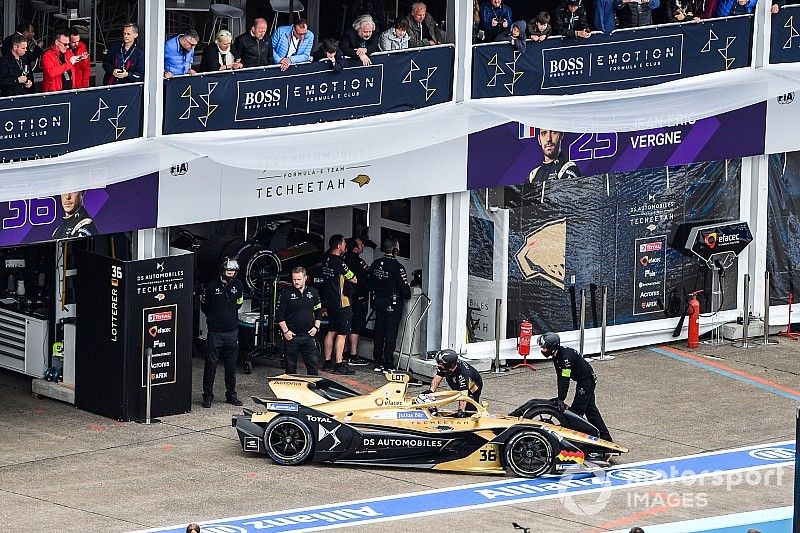 Andre Lotterer, DS TECHEETAH, DS E-Tense FE19, retires from the race