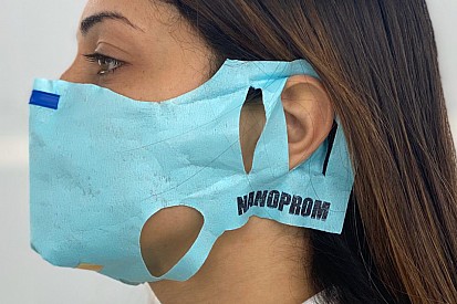 Dalla F1 arrivano le mascherine idrorepellenti Nanoprom