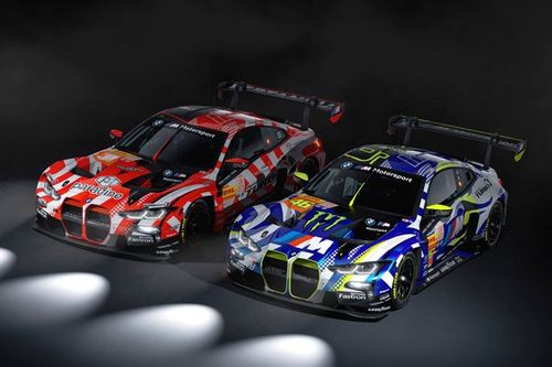 Decoraci&oacute;n especial para el BMW de Valentino Rossi en las 24 Horas de Le Mans