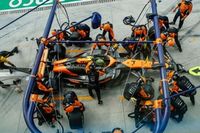 El undercut de Norris a Leclerc quizás ayudó a Ferrari a ganar en Monza