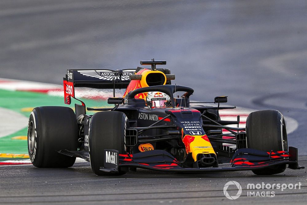 Trompo de Max Verstappen, Red Bull Racing RB16