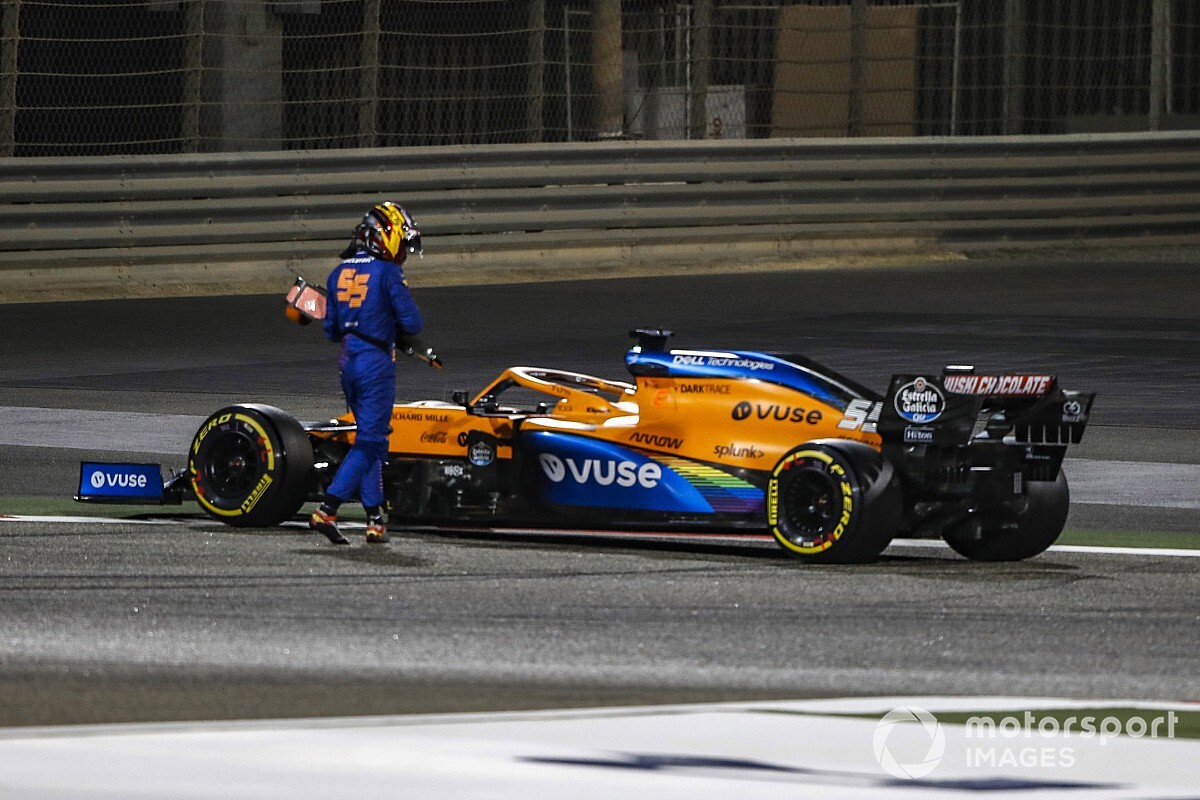 ¿Qué causó el problema de Sainz en la clasificación de Bahrein?