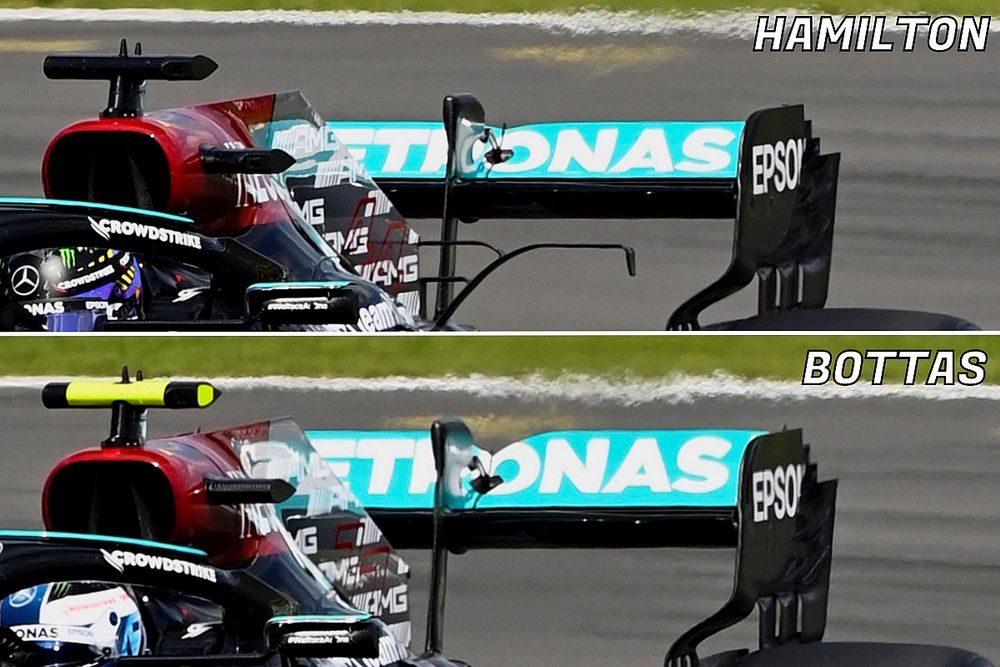 Mercedes: due ali posteriori diverse per trovare il set up ideale