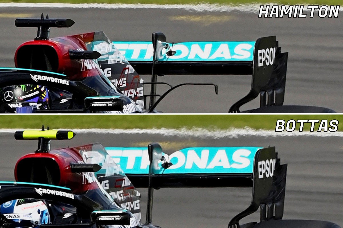 Mercedes: due ali posteriori diverse per trovare il set up ideale