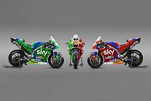 VR46 pinta la moto de Marini para Mugello con la bandera de Italia