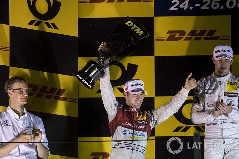 Podium: Tweede plaats Robin Frijns, Audi Sport Team Abt Sportsline, Audi RS5 DTM