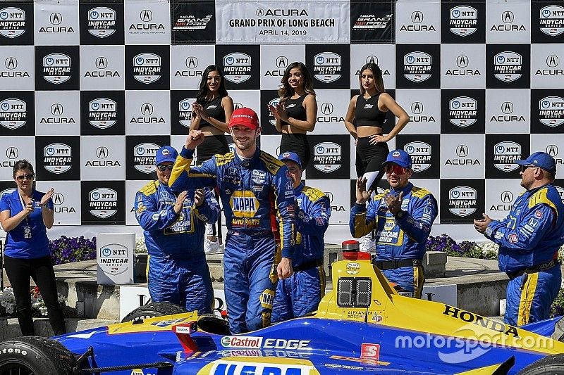 Yarış galibi Alexander Rossi, Andretti Autosport Honda