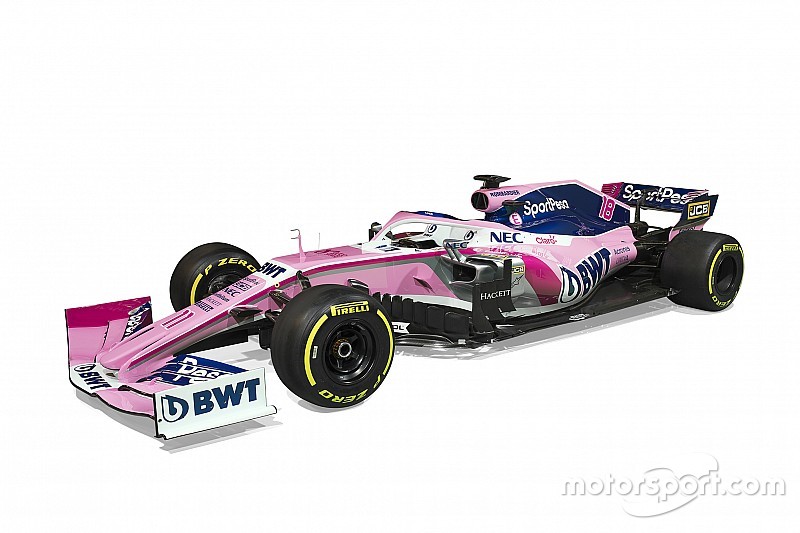 Racing Point全新2019年赛车“粉”墨登场
