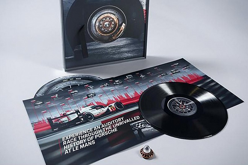Porsche pubblica "The 24 Minutes Of Le Mans", un vinile con le gomme della 919 Hybrid