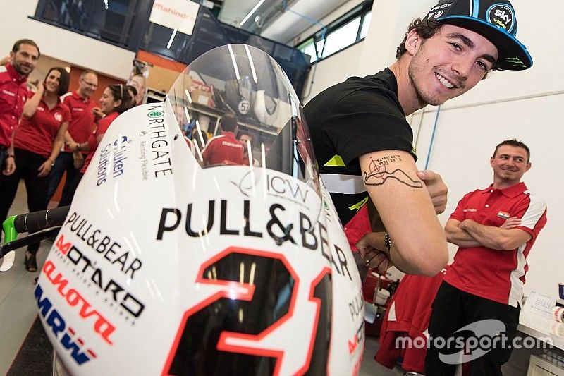 Dianggap berjasa, Bagnaia dihadiahi motor Mahindra Moto3