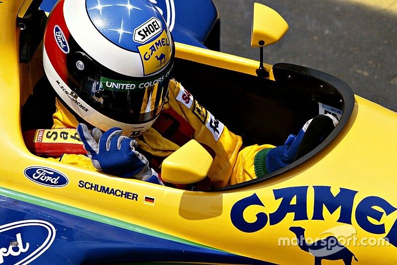 VÍDEO: Há 28 anos, Schumi ia ao pódio da F1 pela 1ª vez; relembre
