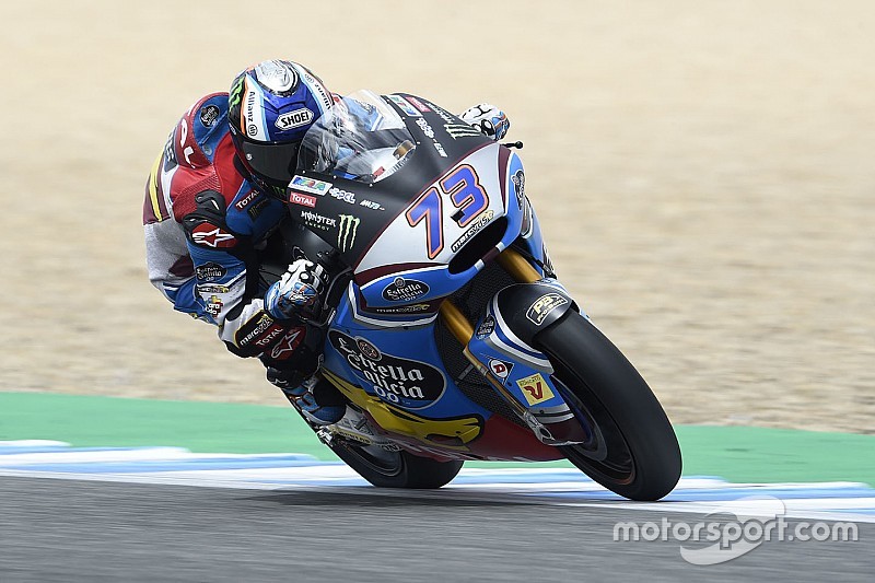 Moto2 Spanyol: Alex Marquez rebut pole perdana
