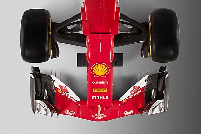 Ferrari SF70H vs SF16-H: confrontate la vista frontale e dall'alto