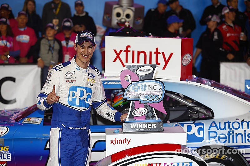 Logano wins Xfinity race as four drivers are eliminated from the Chase