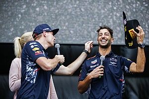Ricciardo: "Verstappen jóval nagyobb hátszéllel jött, mint én annak idején"