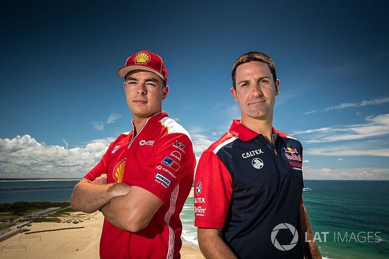  Scott McLaughlin, Team Penske Ford, Jamie Whincup, Triple Eight Race Engineering Holden