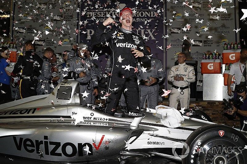 Phoenix IndyCar: Newgarden beats Wickens, Rossi in thrilling shootout