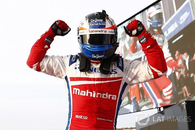 Ganador de la carrera Felix Rosenqvist, Mahindra Racing