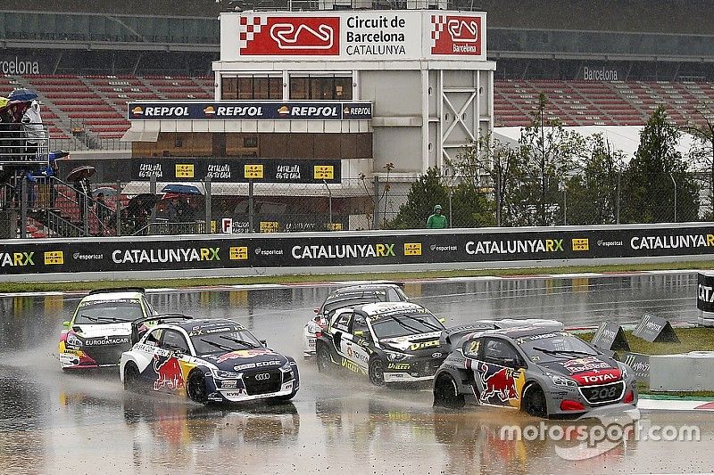 Timmy Hansen, Team Peugeot Total, Andreas Bakkerud, EKS Audi Sport, Timur Timerzyanov, GRX Taneco, Gregoire Demoustier, Sebastien Loeb Racing