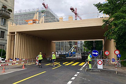 Fotostrecke: Bauarbeiten an der Strecke in Zürich