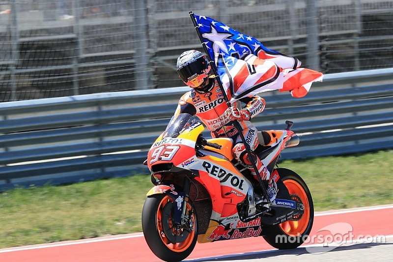 Márquez corre atrás de 13ª vitória seguida nos EUA no GP das Américas