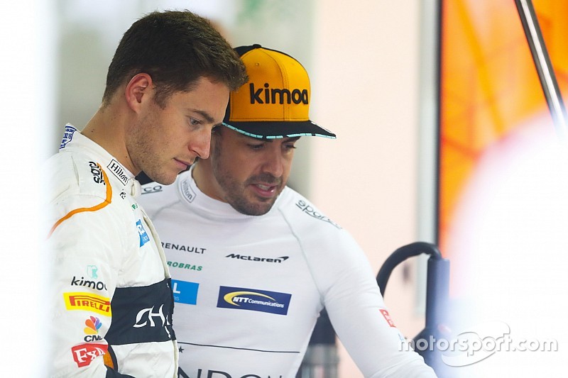 Alonso: "Zonder problemen zal Vandoorne weer dichtbij zijn"