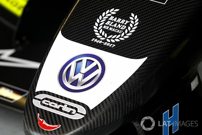 Car detail of Lando Norris, Carlin, Dallara Volkswagen