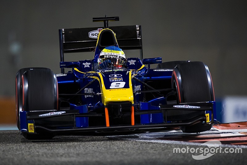 F2アブダビ決勝レース1:ローランドが逆転優勝! 松下は8位入賞