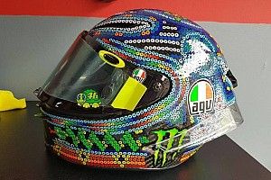 Rossi se inspira en el arte Huichol para su nuevo casco de pretemporada