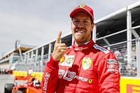 Vettel extravasa felicidade com pole e destaca trabalho duro da Ferrari