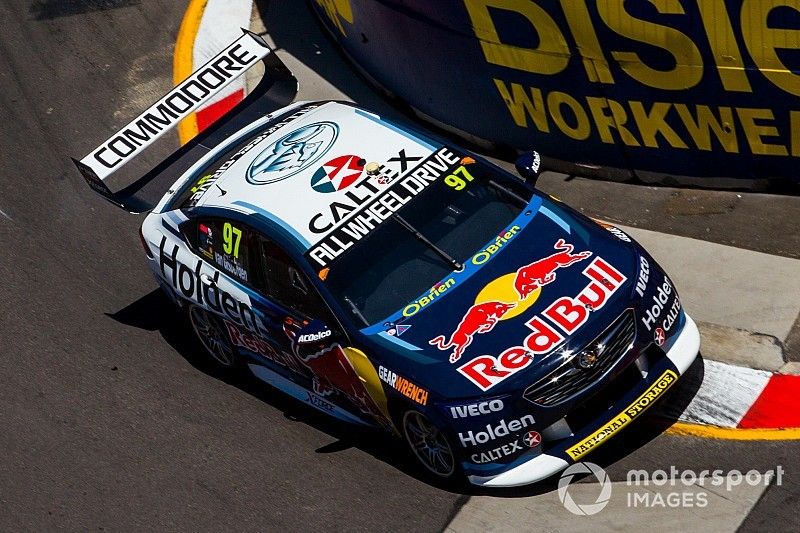 Newcastle Supercars: Van Gisbergen leads all-Red Bull front-row