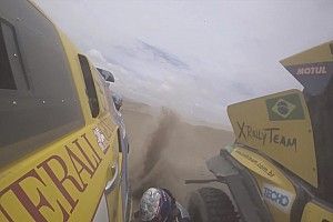Nem várt törődés a Dakaron: egy buggy „megsimogatta” a magyar navigátort