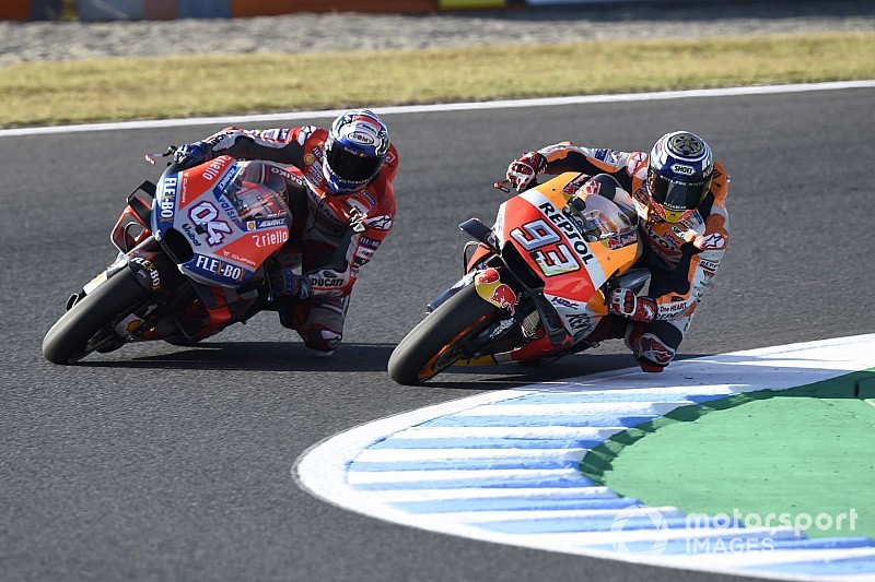 Dovizioso : "Márquez a des ennuis et essaie de les résoudre"