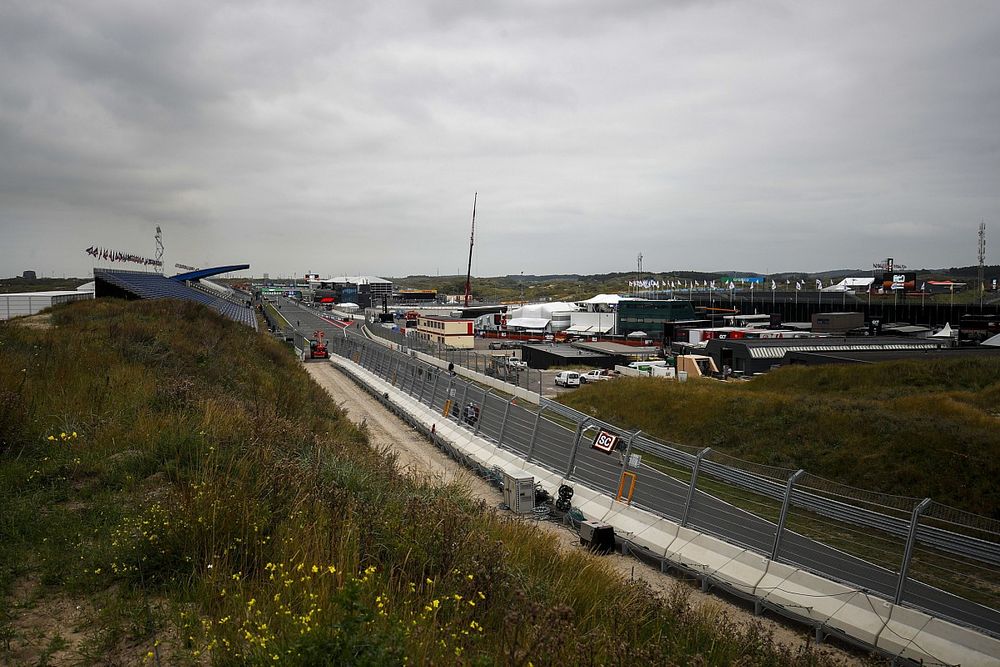 Zandvoort banking on the track