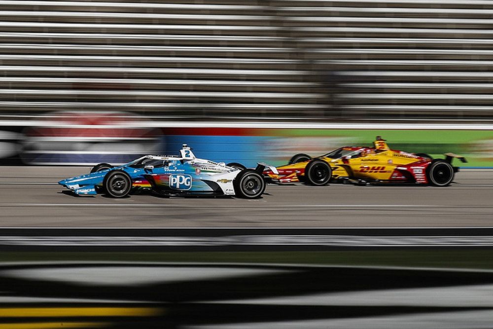 Josef Newgarden, Team Penske Chevrolet, Romain Grosjean, Andretti Autosport Honda