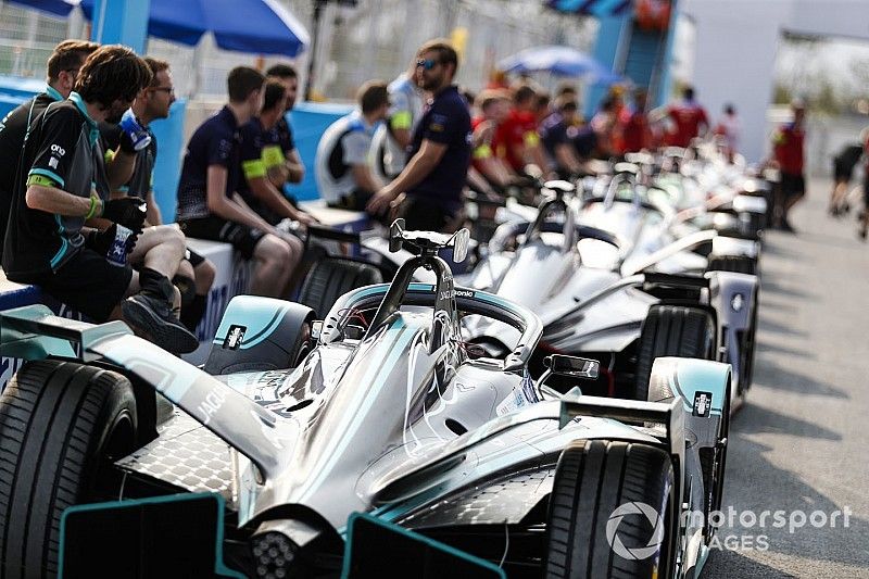 La parrilla de salida del Sanya ePrix