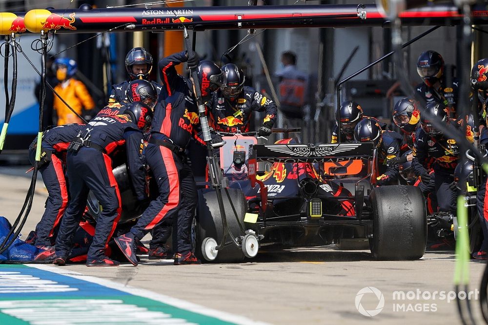 70. Yıl Dönümü GP'de en hızlı pit stop yine Red Bull'dan geldi