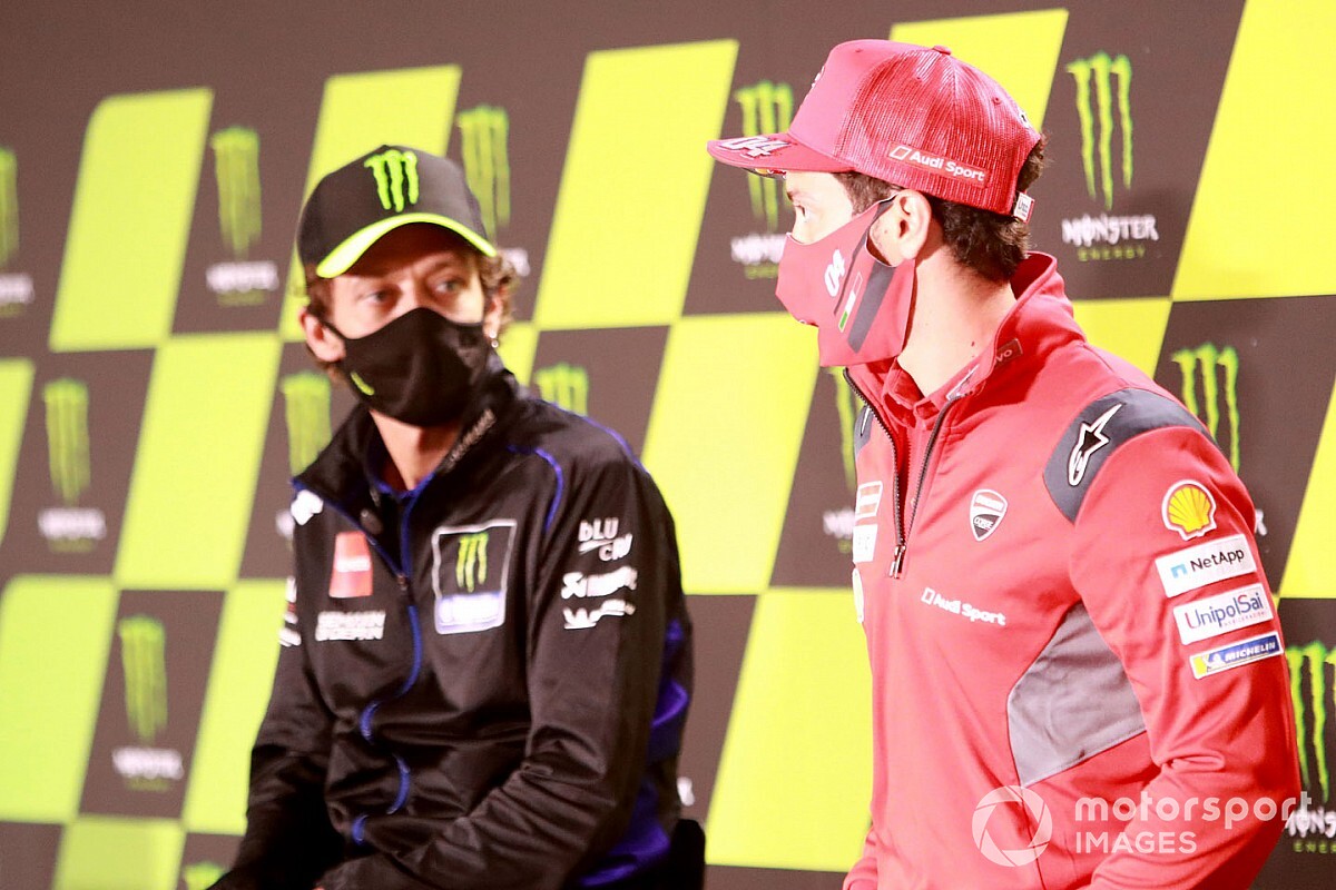 Rossi sorprendido por la salida de Dovizioso de Ducati
