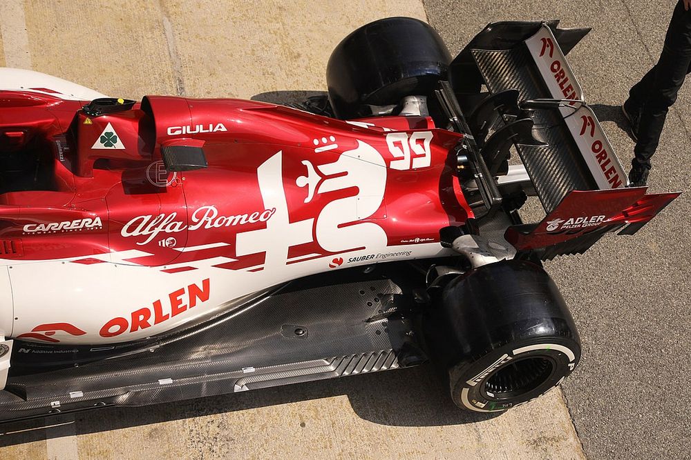 Alfa Romeo Racing C39 rear detail