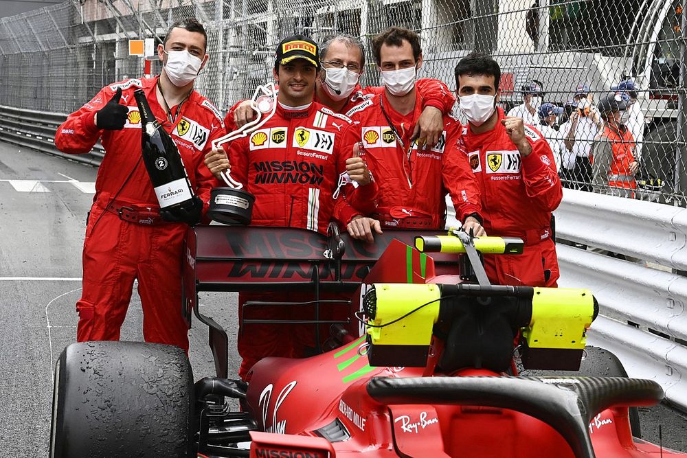 Sainz Ungkap Faktor Pendukung Ferrari Sukses di GP Monako