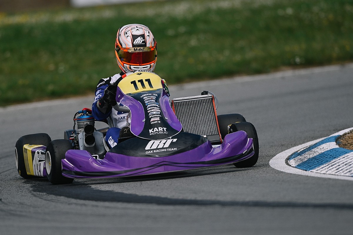 Rafa Câmara é segundo na etapa francesa do Europeu de Kart e mantém a liderança do campeonato