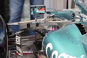 Aston Martin: ci sono due deviatori di flusso sull'ala centrale