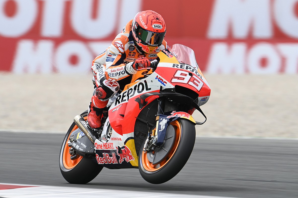 Pijnlijke crash speelt Marquez parten in kwalificatie op Assen