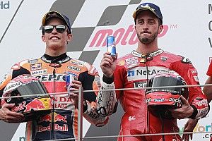 Dovizioso: “Pensaba que Márquez iba a cambiar de moto, me sorprendió”
