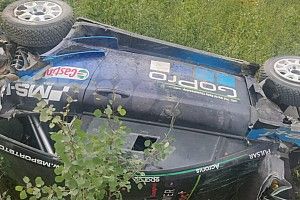 Las imágenes del fuerte accidente que deja a Paddon fuera del Rally de Finlandia